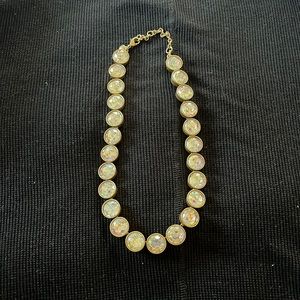 J Crew Brulee Iridescent Adjustable  Necklace